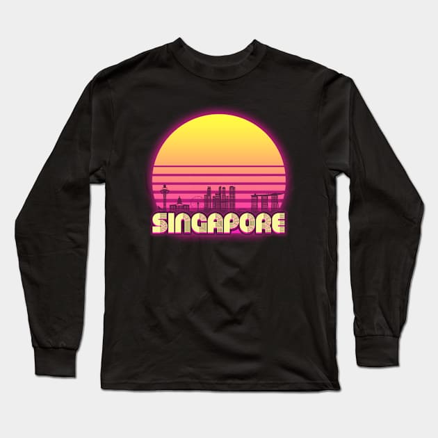 Singapore travel Long Sleeve T-Shirt by SerenityByAlex